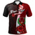 Pohnpei Micronesia Custom Polo Shirt Coat Of Arm With Hibiscus Unisex Red - Polynesian Pride