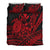 Hawaii Turtle With Hibiscus Tribal Red Bedding Set - LT12 - Polynesian Pride