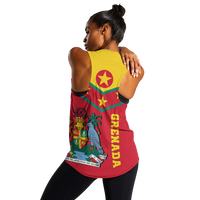 Grenada Women Tank Top - Proud Grenadian - LT12 - Polynesian Pride