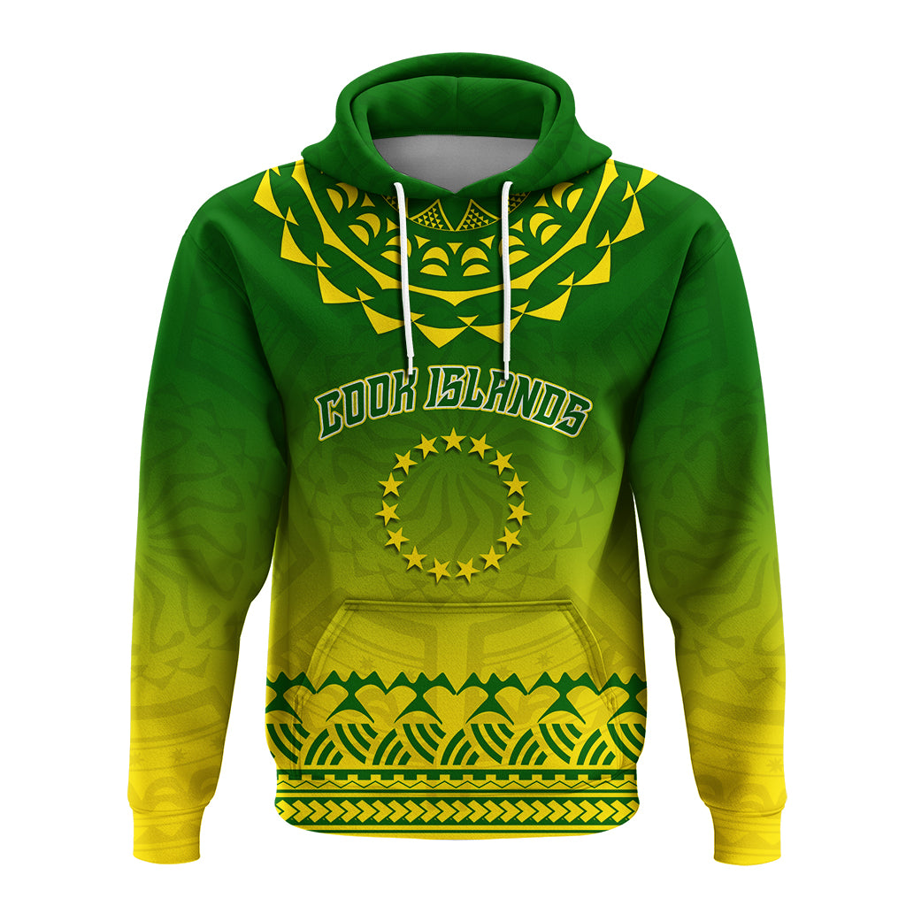 Cook Islands Turtle With Tribal Hoodie LT12 - Polynesian Pride