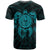 Tahiti Polynesian T Shirt Vintage Polynesian Turtle (Turquoise) - Polynesian Pride