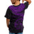 Fiji Polynesian T Shirt Fijian Waves (Purple) - Polynesian Pride