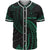 Chuuk Polynesian Custom Personalised Baseball Shirt - Green Tribal Wave Unisex Green - Polynesian Pride