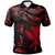 Hawaii Kanaka Maoli Custom Polo Shirt Polynesian Tattoo Red Version Unisex Red - Polynesian Pride