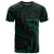 Palau Polynesian Custom T Shirt Green Tribal Wave Unisex Green - Polynesian Pride