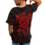 Tahiti Polynesian T Shirt Vintage Polynesian Turtle (Red) - Polynesian Pride