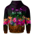 Fiji Hoodie Summer Hibiscus - Polynesian Pride