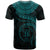 Niue Polynesian T Shirt Niue Waves (Turquoise) - Polynesian Pride