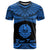 Tahiti Polynesian Custom T Shirt Tahiti Pride Blue Version Unisex Blue - Polynesian Pride