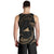 Tokelau Polynesian Men's Tank Top - Gold Tribal Wave - Polynesian Pride