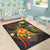 Papua New Guinea Polynesian Personalised Area Rug - Legend of Papua New Guinea (Reggae) - Polynesian Pride