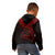 Polynesian Hawaii Custom Zip up Hoodie Hawaiian Waves (Red) - Polynesian Pride