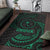 Chuuk Polynesian Area Rug - Green Tribal Wave - Polynesian Pride