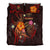 Tuvalu Polynesian Bedding Set - Legend of Tuvalu (Red) - Polynesian Pride