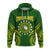 Custom Cook Islands Rugby Hoodie Tribal Pattern LT12 - Polynesian Pride