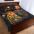 Marshall Islands Polynesian Personalised Quilt Bed Set - Legend of Marshall Islands (Blue) - Polynesian Pride