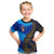 Fiji T Shirt Kid - Flag'S Color With Gold Polynesian Pattern - LT20 - Polynesian Pride