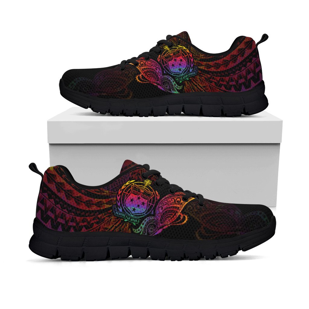 Samoa Sneakers - Butterfly Polynesian Style White - Polynesian Pride