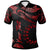 Cook Islands Custom Polo Shirt Polynesian Tattoo Red Version Unisex Red - Polynesian Pride