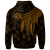 Polynesian Hawaii Custom Hoodie Polynesian Wings (Golden) - Polynesian Pride