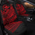 Hawaii Humpback Whale With Hibiscus Tribal Red Car Seat Covers - LT12 - Polynesian Pride