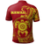 Hawaii Polynesian Polo Shirt Vintage Polynesian Turtle (Red) - Polynesian Pride