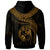 Tonga Polynesian Hoodie Tonga Waves (Golden) - Polynesian Pride