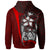 Fiji Polynesian Hoodie Red Coat ofrm Turtle with Hook - Polynesian Pride