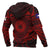 American Samoa Polynesian Zip up Hoodie Red Seal - Polynesian Pride