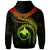 Papua New Guinea Polynesian Custom Hoodie Papua New Guinea Waves (Reggae) - Polynesian Pride