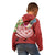 Tonga Polynesian Zip up Hoodie Summer Plumeria (Red) - Polynesian Pride