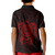 American Samoa Polynesian Custom Polo Shirt Vintage Polynesian Turtle (Red) - Polynesian Pride