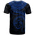 Fiji Polynesian Custom T Shirt Fijian Waves (Blue) - Polynesian Pride