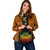 Samoa Polynesian Shoulder Handbag - Tattoo Pattern With Seal One Size Reggae - Polynesian Pride