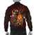 Tonga Polynesian Men's Bomber Jacket - Legend of Tonga (Red) - Polynesian Pride