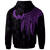 Pohnpei Custom Zip up Hoodie Polynesian Wings (Purple) - Polynesian Pride