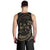 Fiji Polynesian Men's Tank Top - Gold Tribal Wave - Polynesian Pride