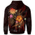 Nauru Polynesian Hoodie Legend of Nauru (Red) - Polynesian Pride