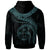 Fiji Polynesian Zip up Hoodie Fiji Waves (Turquoise) - Polynesian Pride