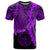 Palau Polynesian Custom T Shirt Tribal Wave Tattoo Purple Unisex Purple - Polynesian Pride