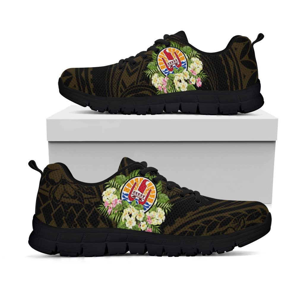 Tahiti Sneakers - Polynesian Gold Patterns Collection - Polynesian Pride