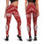 Tahiti Women's Legging - Tahiti Seal In Polynesian Tattoo Style (Red) - Polynesian Pride