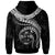 Fiji Polynesian Zip up Hoodie Fiji Waves (White) - Polynesian Pride