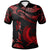 Pohnpei Micronesia Custom Polo Shirt Polynesian Tattoo Red Version Unisex Red - Polynesian Pride