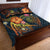 Vanuatu Polynesian Quilt Bed Set - Legend of Vanuatu (Blue) - Polynesian Pride