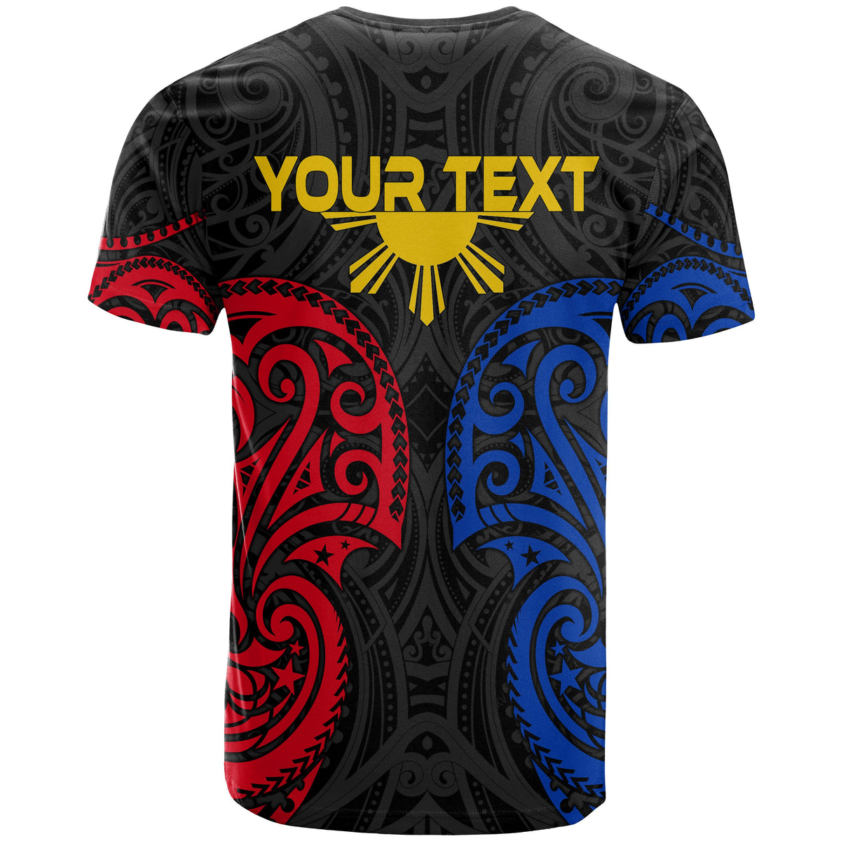 The Philippines Custom T Shirt Filipino Spirit - Polynesian Pride