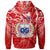 Samoa Polynesian Hoodie Independence Day Red Version - Polynesian Pride