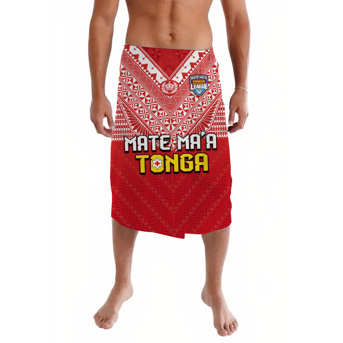 Tonga Rugby MMT Lavalava Ngatu Mate Maa Tonga Special Ver.01 LT13 Red - Polynesian Pride