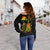 Papua New Guinea Polynesian Personalised Women's Off Shoulder Sweater - Legend of Papua New Guinea (Reggae) - Polynesian Pride