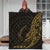 Samoa Premium Quilt - Polynesian Pattern Style Gold Color - Polynesian Pride